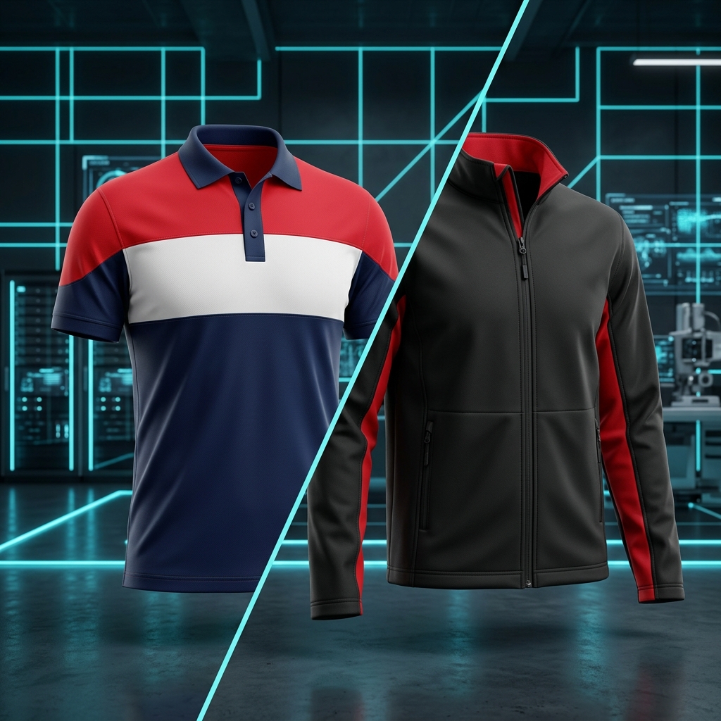 BTL Basics Split Polo & Chamarra